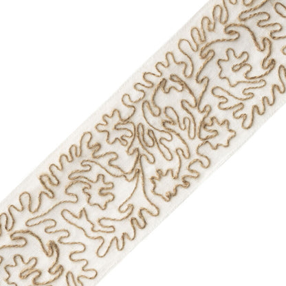 Botanical Jute Border Trim by Samuel & Sons in Ivory