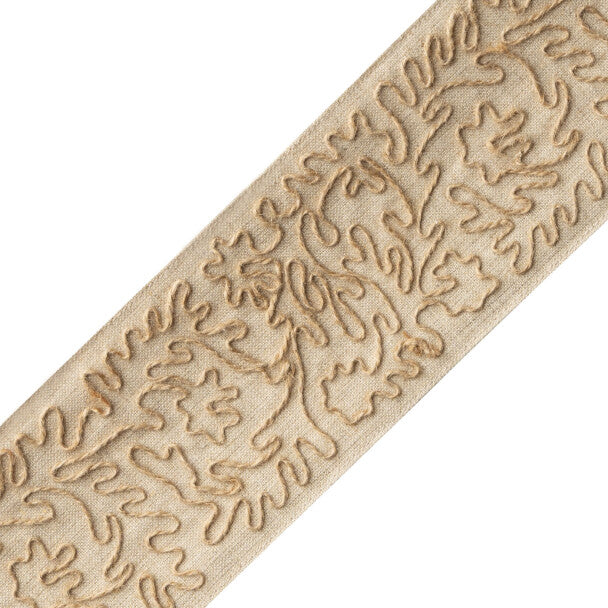 Botanical Jute Border Trim by Samuel & Sons in Natural
