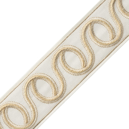 Terra Garland Border Trim by Samuel & Sons in Ivory