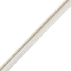 Westport Braided Cord With Tape Trim by Samuel & Sons in Parchment