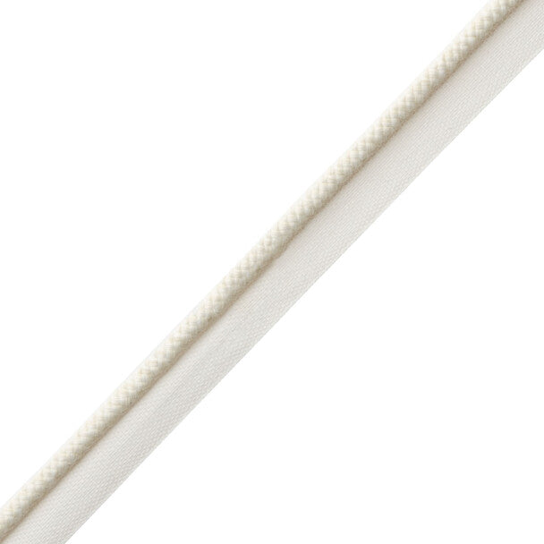 Westport Braided Cord With Tape Trim by Samuel & Sons in Parchment