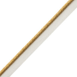 Westport Braided Cord With Tape Trim by Samuel & Sons in Beeswax