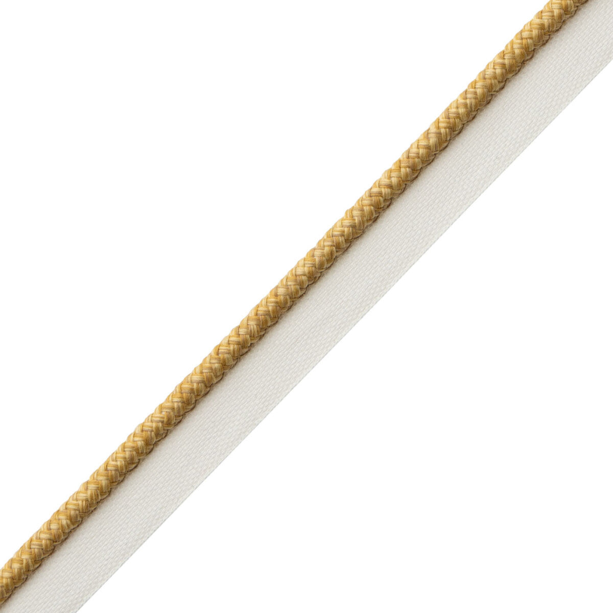 Westport Braided Cord With Tape Trim by Samuel & Sons in Beeswax