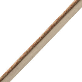 Westport Braided Cord With Tape Trim by Samuel & Sons in Chai
