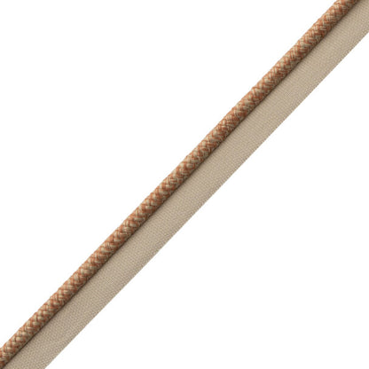 Westport Braided Cord With Tape Trim by Samuel & Sons in Chai