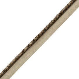 Westport Braided Cord With Tape Trim by Samuel & Sons in Flint