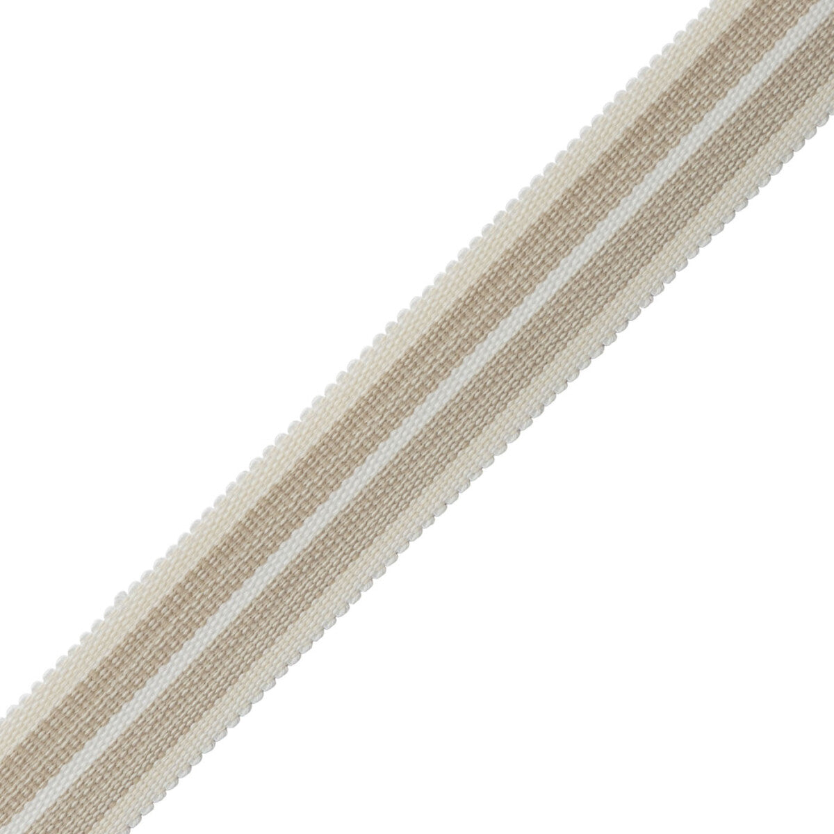 Westport Striped Border Trim by Samuel & Sons in Parchment