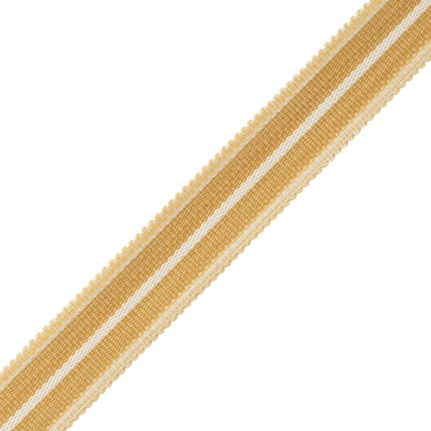 Westport Striped Border Trim by Samuel & Sons in Beeswax
