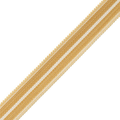 Westport Striped Border Trim by Samuel & Sons in Beeswax