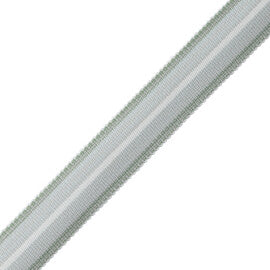 Westport Striped Border Trim by Samuel & Sons in Beach Glass