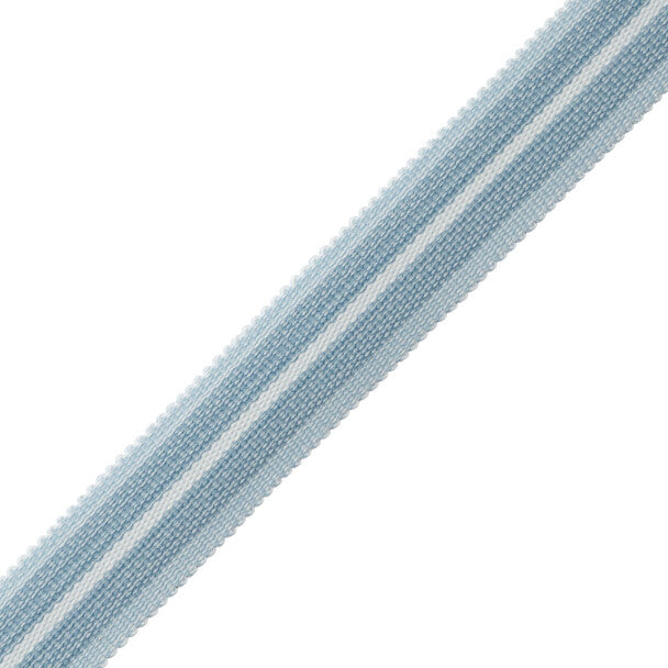 Westport Striped Border Trim by Samuel & Sons in Bluestone