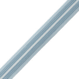 Westport Striped Border Trim by Samuel & Sons in Bluestone