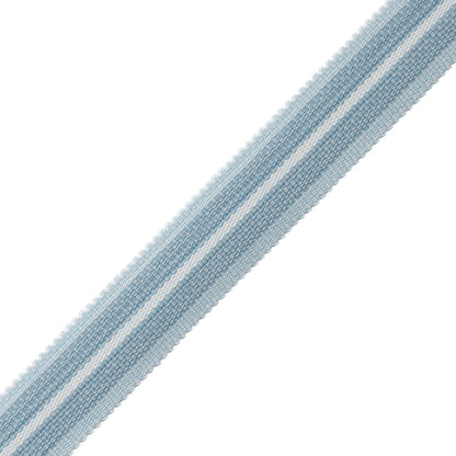 Westport Striped Border Trim by Samuel & Sons in Bluestone