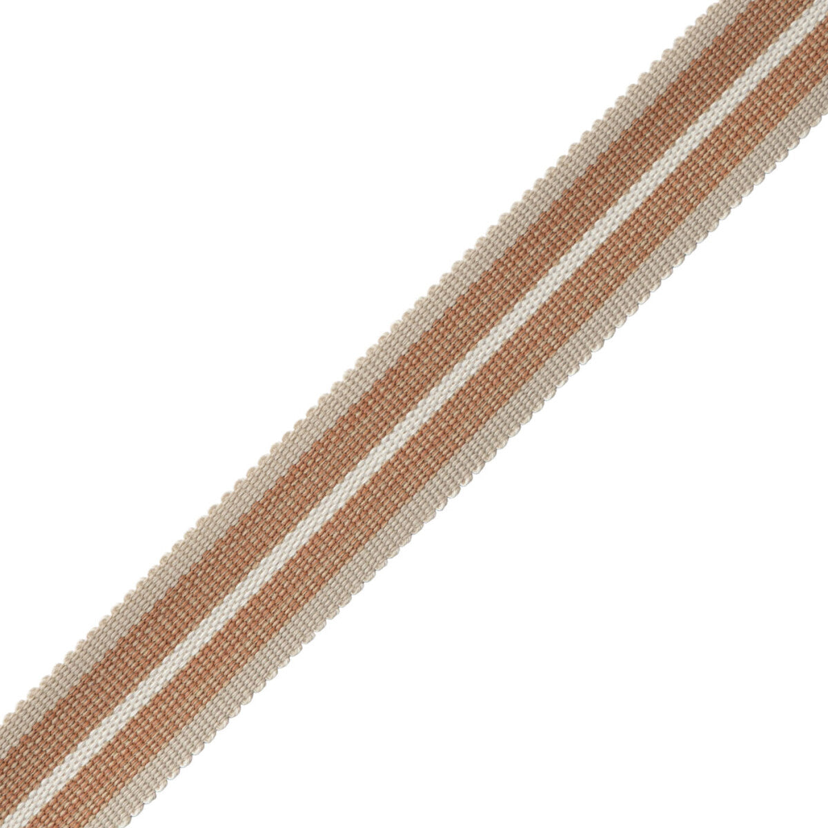 Westport Striped Border Trim by Samuel & Sons in Chai
