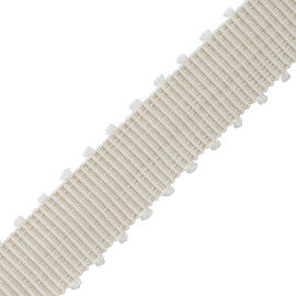Westport Picot Border Trim by Samuel & Sons in Parchment