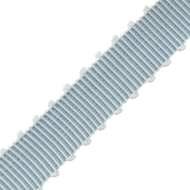 Westport Picot Border Trim by Samuel & Sons in Bluestone
