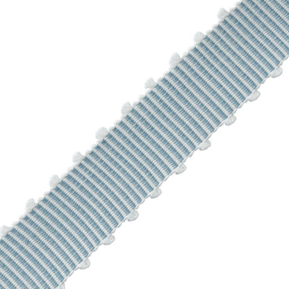 Westport Picot Border Trim by Samuel & Sons in Bluestone