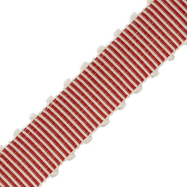 Westport Picot Border Trim by Samuel & Sons in Red Coral