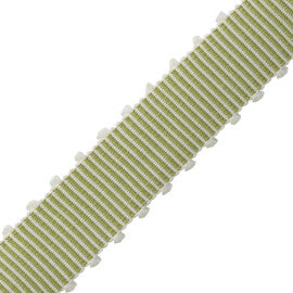 Westport Picot Border Trim by Samuel & Sons in Spring Green
