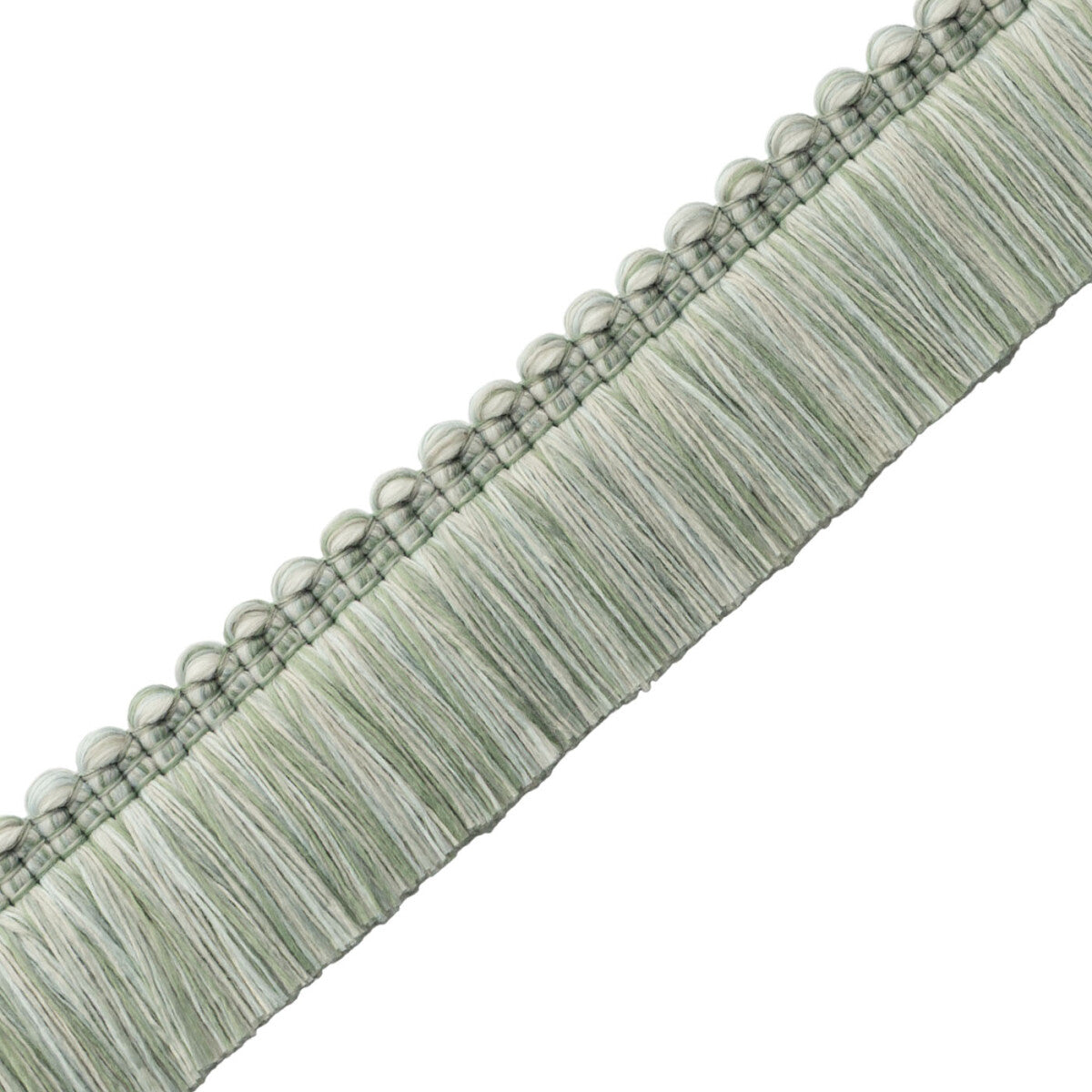 Westport Brush Fringe Trim by Samuel & Sons in Beach Glass