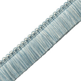Westport Brush Fringe Trim by Samuel & Sons in Bluestone