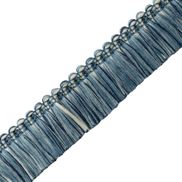 Westport Brush Fringe Trim by Samuel & Sons in Lakeside