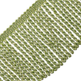 Westport Bullion Fringe Trim by Samuel & Sons in Spring Green
