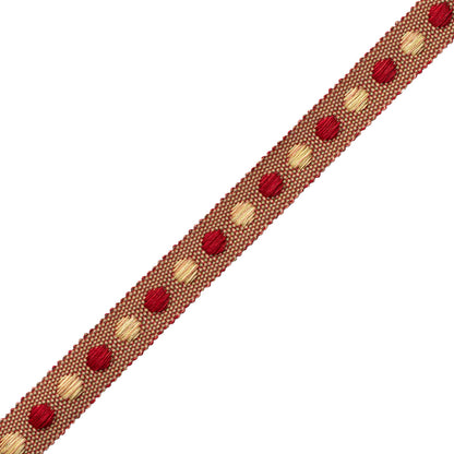 Romaunt Gimp Trim by Samuel & Sons in Rossetti Crimson