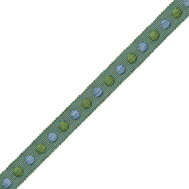 Romaunt Gimp Trim by Samuel & Sons in Ophelia Emerald