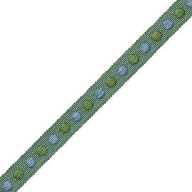 Romaunt Gimp Trim by Samuel & Sons in Ophelia Emerald