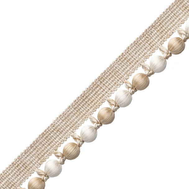 Romaunt Beaded Cord Trim by Samuel & Sons in Boreas Oyster