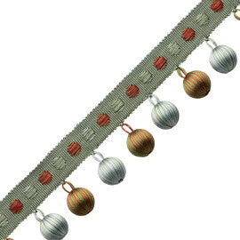 Romaunt Beaded Fringe Trim by Samuel & Sons in Arcadia Multi