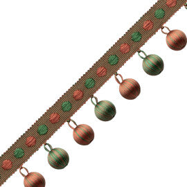 Romaunt Beaded Fringe Trim by Samuel & Sons in Reverie Terra