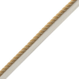 Ashton Cord With Tape Trim by Samuel & Sons in Cotswold Gold