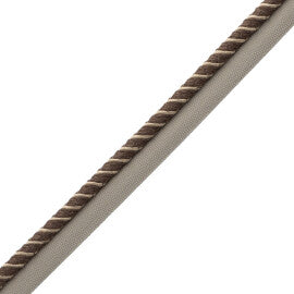 Ashton Cord With Tape Trim by Samuel & Sons in Heathcliff Brown