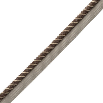 Ashton Cord With Tape Trim by Samuel & Sons in Heathcliff Brown