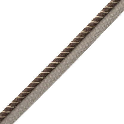 Ashton Cord With Tape Trim by Samuel & Sons in Heathcliff Brown