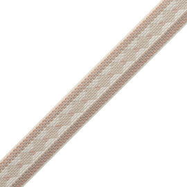 Ashton Diamond Border Trim by Samuel & Sons in Foxglove