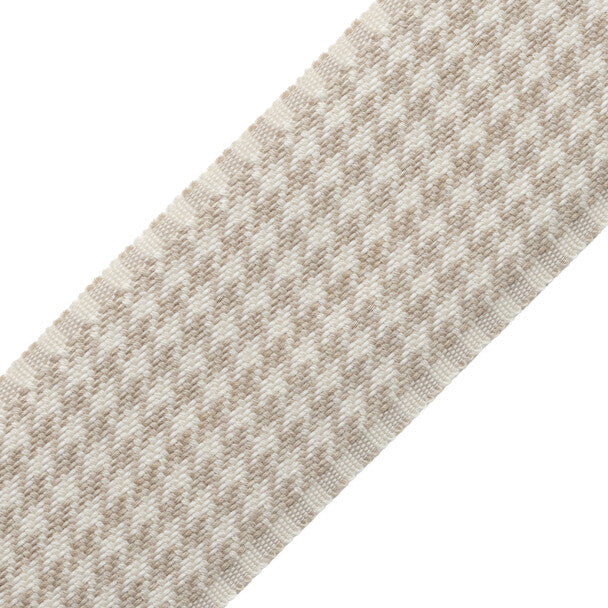 Ashton Houndstooth Border Trim by Samuel & Sons in Lambswool