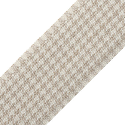 Ashton Houndstooth Border Trim by Samuel & Sons in Lambswool
