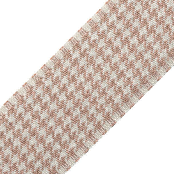 Ashton Houndstooth Border Trim by Samuel & Sons in Foxglove