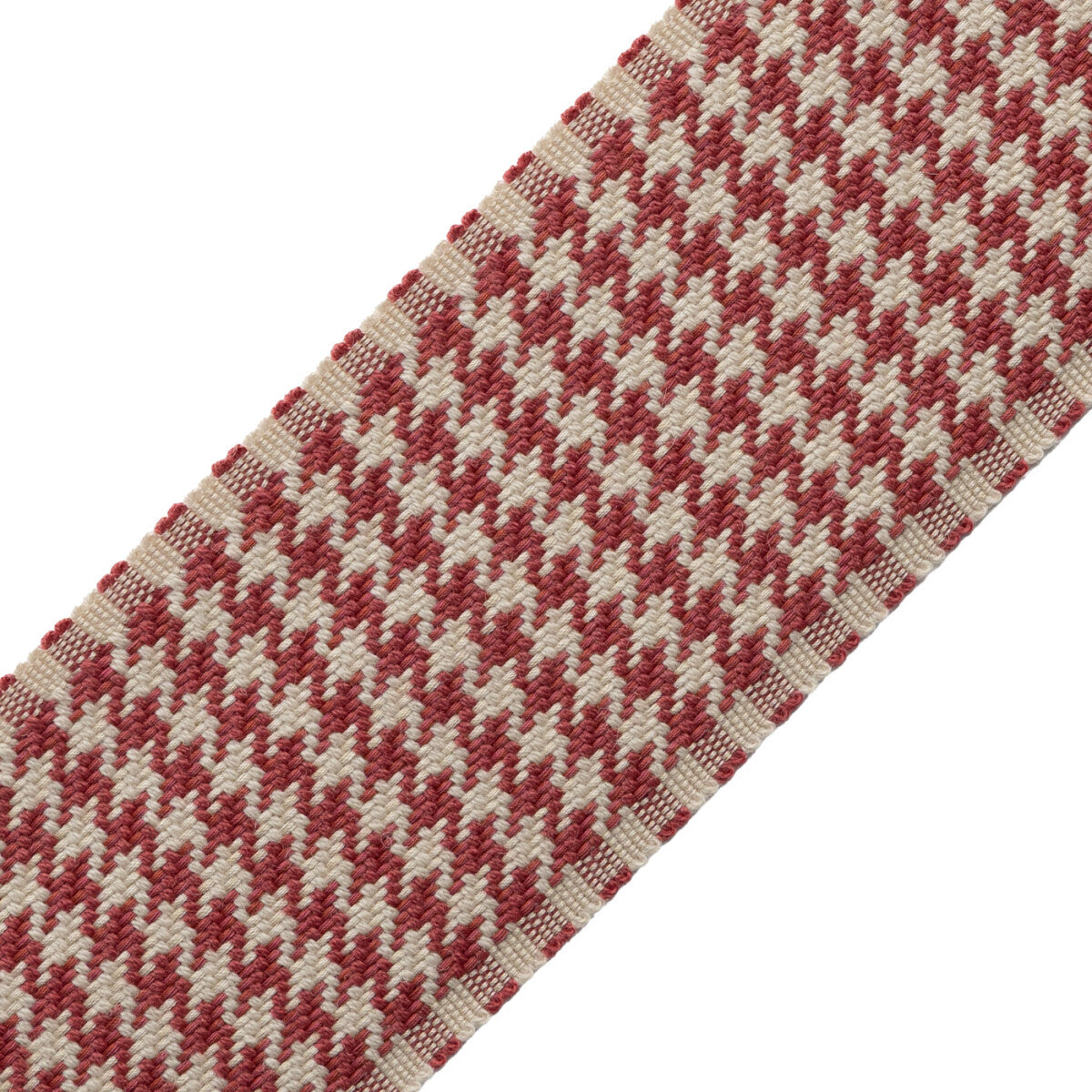 Ashton Houndstooth Border Trim by Samuel & Sons in Berrywood