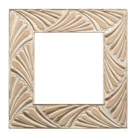 Laurentia Velvet Appliqué Trim by Samuel & Sons in Shell