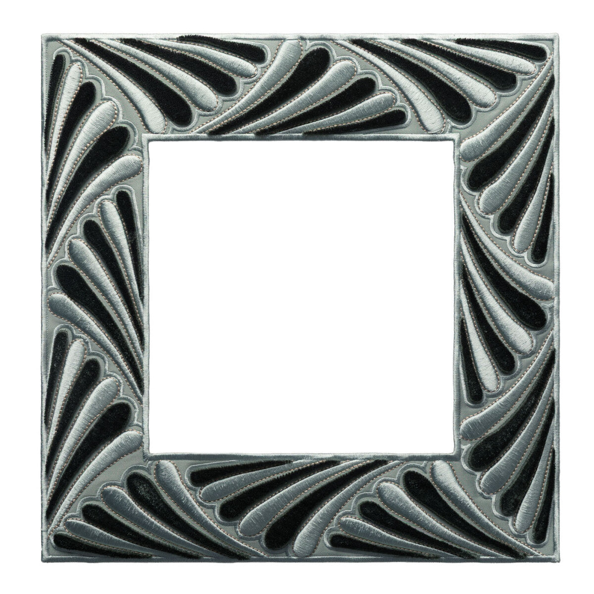 Laurentia Velvet Appliqué Trim by Samuel & Sons in Seacrest