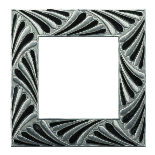 Laurentia Velvet Appliqué Trim by Samuel & Sons in Seacrest
