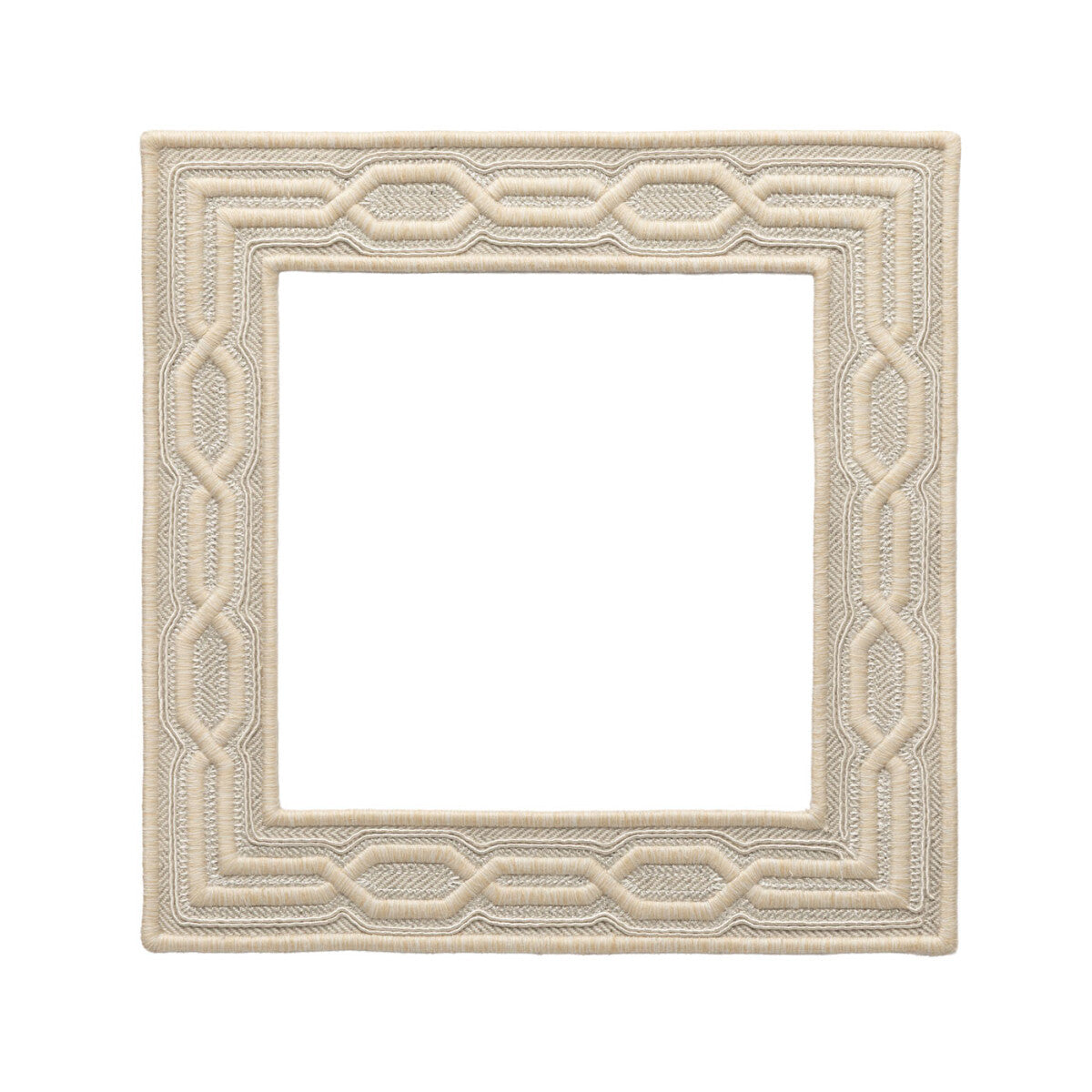Trelliane Embroidered Appliqué Small Trim by Samuel & Sons in Ivory