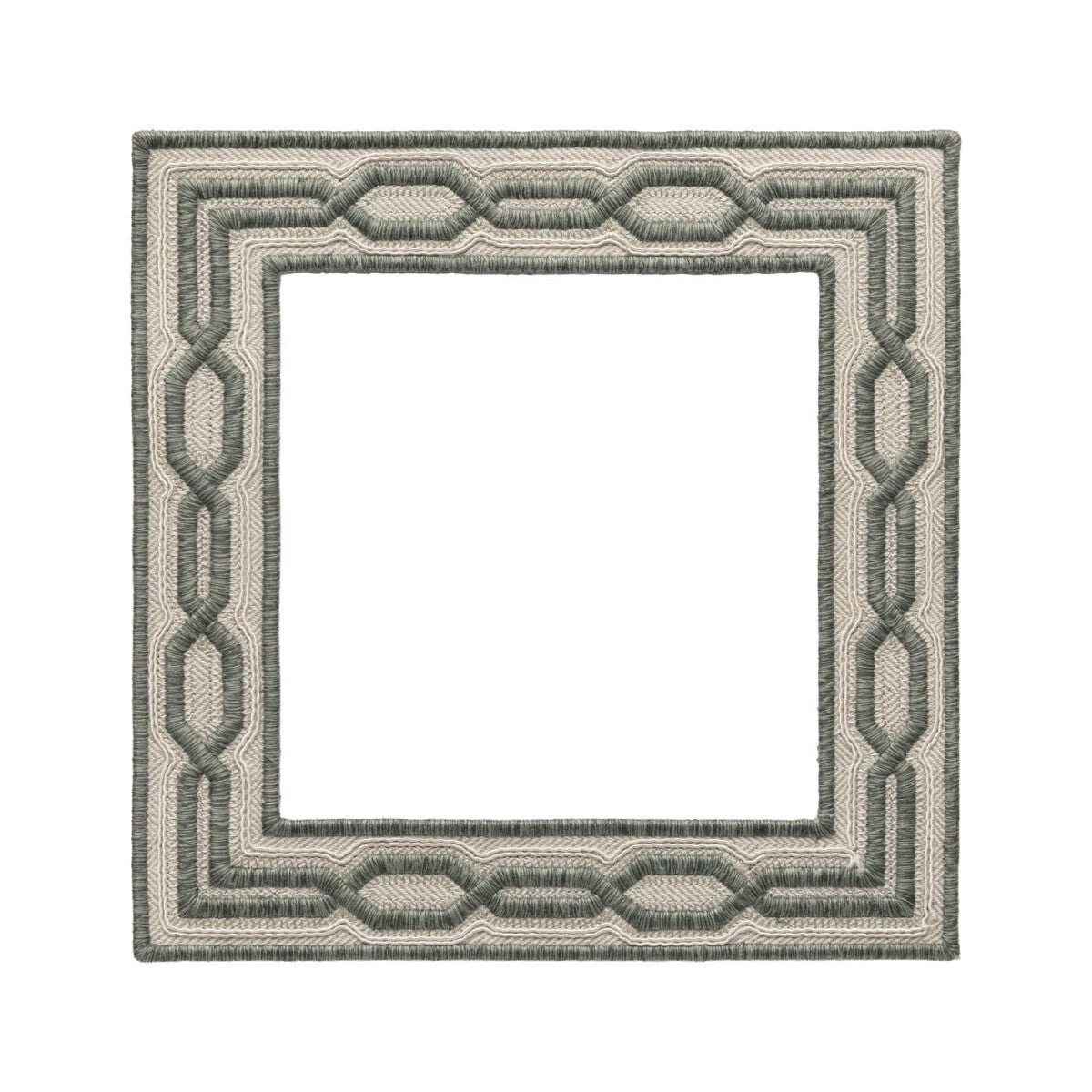 Trelliane Embroidered Appliqué Small Trim by Samuel & Sons in Sage