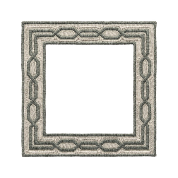 Trelliane Embroidered Appliqué Small Trim by Samuel & Sons in Sage