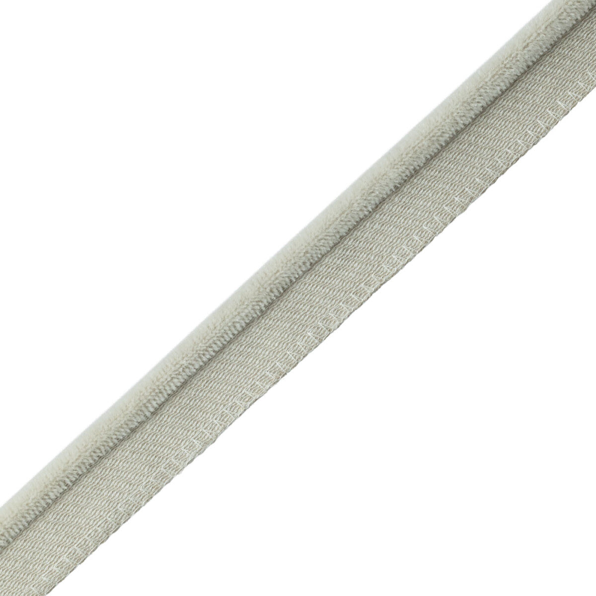 Evienne Silk & Wool Piping Trim by Samuel & Sons in Alabaster, CT-62103-01, swatch