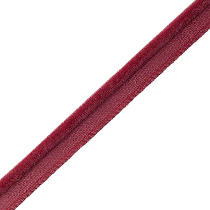 Evienne Silk & Wool Piping Trim by Samuel & Sons in Raspberry, CT-62103-13, swatch